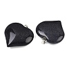 Synthetic Blue Goldstone Pendants GG-K002-04Y-2