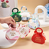 Beadthoven 30Sets 6 Style Handbag Shape Candy Packaging Box CON-BT0001-02-6