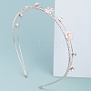 Metal Micro Pave Cubic Zirconia Hair Bands PW-WG633CD-01-2