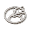 Non-Tarnish 201 Stainless Steel Pendants STAS-E206-03P-03-2