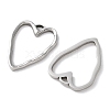 304 Stainless Steel Pendants STAS-L022-554P-2