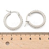 304 Stainless Steel Hoop Earrings EJEW-N0031-11P-5