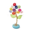 Resin Button Tree of Life Decorations AJEW-JF03414-04-2