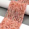 Natural Pink Aventurine Beads Strands G-M438-A09-02-2