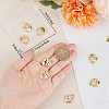 10Pcs Brass Micro Pave Cubic Zirconia Pendants KK-BBC0010-78-3