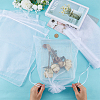 30pcs Large Organza Pouches Portable Shoes Bag Travel Storage Drawstring Bags OP-SP0001-03B-01-3