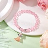 Transparent Plastic Beaded Stretch Bracelets for Children BJEW-JB11507-01-1