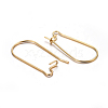 304 Stainless Steel Hoop Earring Findings STAS-P223-01G-04-2