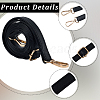 1Pc Black PU Imitation Leather Adjustable Bag Straps AJEW-CL0002-19KCG-6