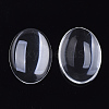 Transparent Glass Cabochons GGLA-R022-30x40-B-4