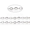 Tarnish Resistant 304 Stainless Steel Cable Chains CHS-L024-018P-1