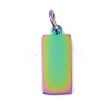 Ion Plating(IP) 304 Stainless Steel Pendants STAS-I311-31B-RC-1