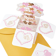 3D Pop Up Cake & Balloons Box Greeting Card AJEW-WH0258-100A