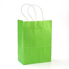 Pure Color Kraft Paper Bags AJEW-G020-B-05