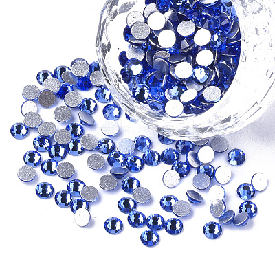 Glass Rhinestone Flat Back Cabochons RGLA-S002-04SS-04-1
