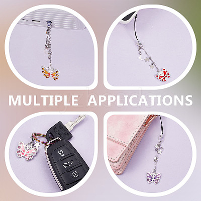 Plastic Mobile Straps & Mobile Dustproof Plugs & Pendant Decorations Kits HJEW-OC00043-1