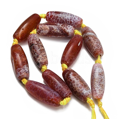 Dyed & Heated Natural Fire Crackle Agate Beads Strands GG-CBAB9C6-A01-01-1