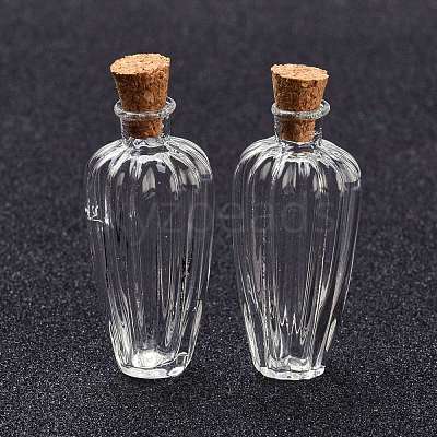 Glass Cork Bottles AJEW-O032-05C-1