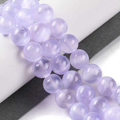 Natural Selenite Beads Strands G-C142-01C-02-1