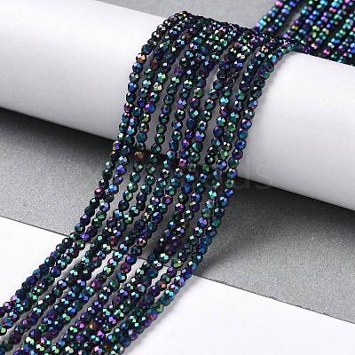 Electroplate Glass Beads Strands LS-GLAA-H021-01A-FP11-1