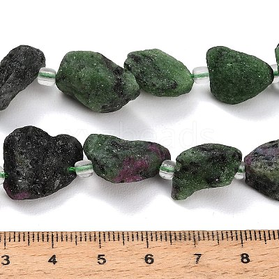 Natural Ruby in Zoisite Beads Strands GG-CBA0B77-A14-03-1
