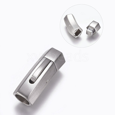 304 Stainless Steel Bayonet Clasps STAS-A035E-8MP-1