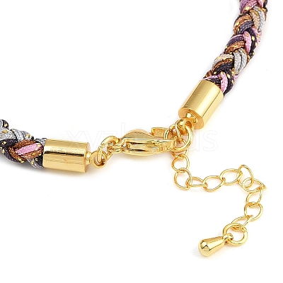 4MM Braided Nylon Cord Bracelets FIND-A057-01G-08-1