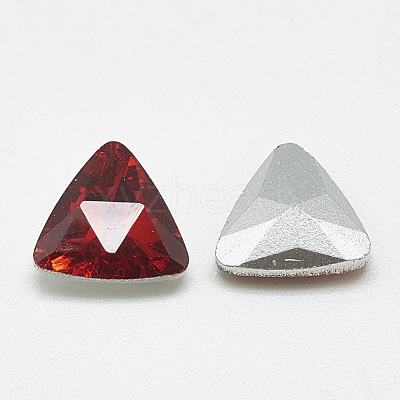 Pointed Back Glass Rhinestone Cabochons RGLA-T087-10mm-07-1