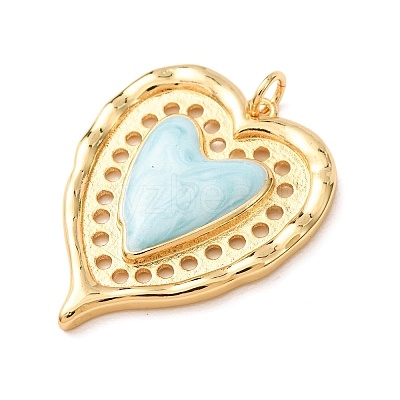 Brass Pendants KK-CBA2F11-14G-03-1