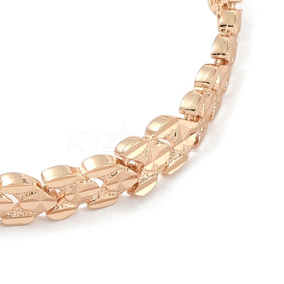 Brass Link Chain Bracelets for Women Men BJEW-P324-01J-KCG-1