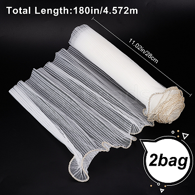 Pleated Gauze Yarn Flower Bouquets Wrapping Packaging OP-GF0001-01A-1