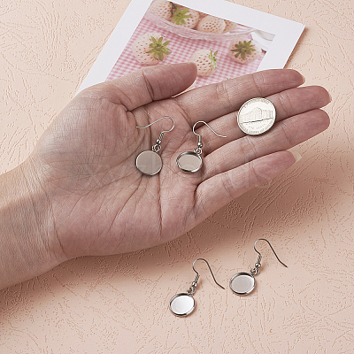 Stainless Steel Earring Hooks STAS-TA0004-02A-1