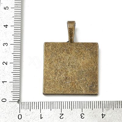Tibetan Style Alloy Pendant Cabochon Settings TIBE-T003-20AB-NR-1