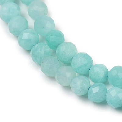 Natural Amazonite Beads Strands G-E411-43-4mm-1