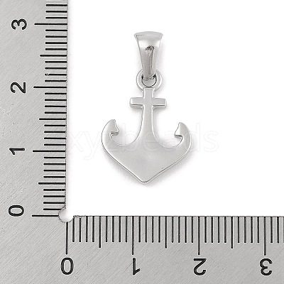 304 Stainless Steel Micro Pave Cubic Zirconia Pendants STAS-D112-03P-05-1
