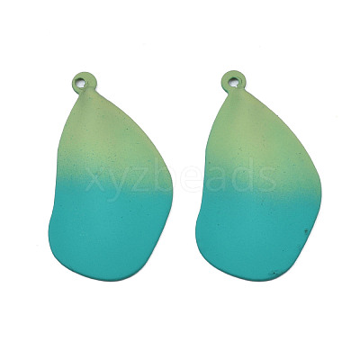 Spray Painted Iron Pendants IFIN-N008-026A-1