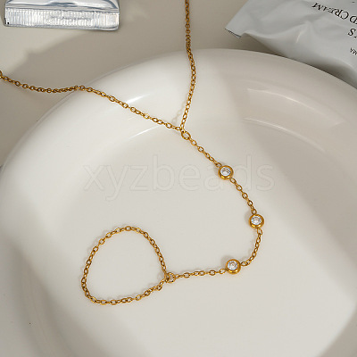 304 Stainless Steel Cable Chain Bracelets MG3461-1