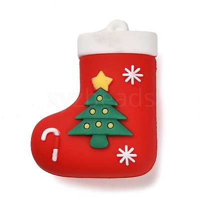 Christmas PVC Plastic Pendants KY-D018-01B-1
