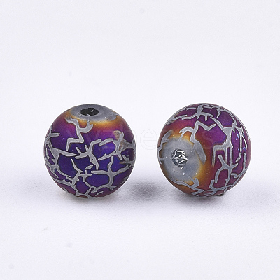Electroplate Glass Beads EGLA-S178-03D-1