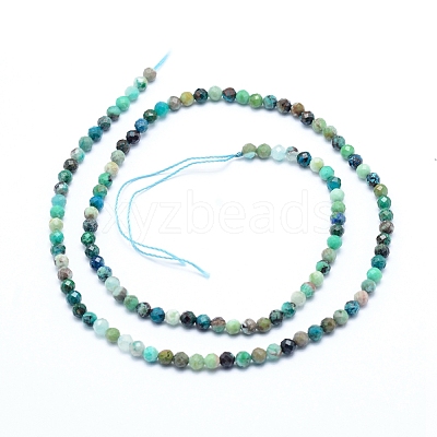 Natural Chrysocolla Beads Strands G-G823-13-3.5mm-1