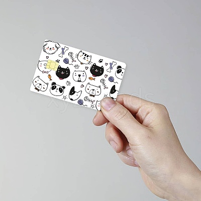 PVC Plastic Waterproof Card Stickers DIY-WH0432-055-1