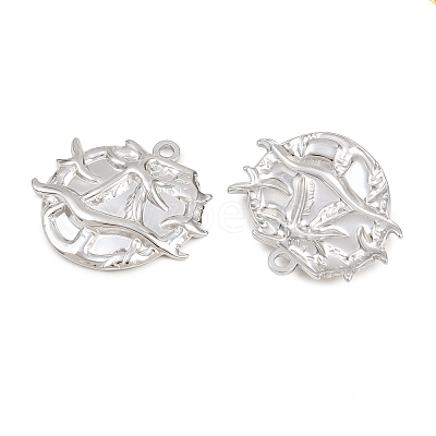 304 Stainless Steel Pendants STAS-K309-03D-P-1
