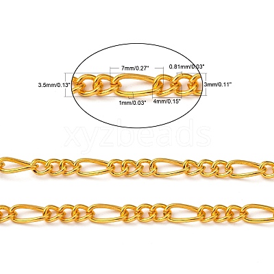 Iron Handmade Chains Figaro Chains Mother-Son Chains X-CHSM005Y-G-1