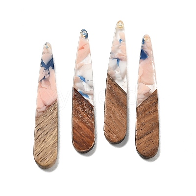 Resin and Walnut Pendants FIND-R051-08C-1