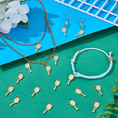 20Pcs Sports Brass Pendants KK-PH0014-26-1