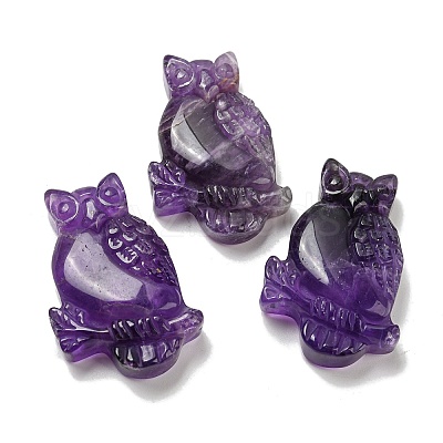 Natural Amethyst Pendants G-M417-08C-1