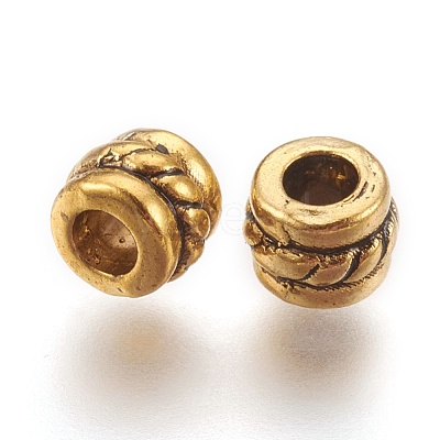 Tibetan Style Alloy Spacer Beads X-GLF0447Y-1