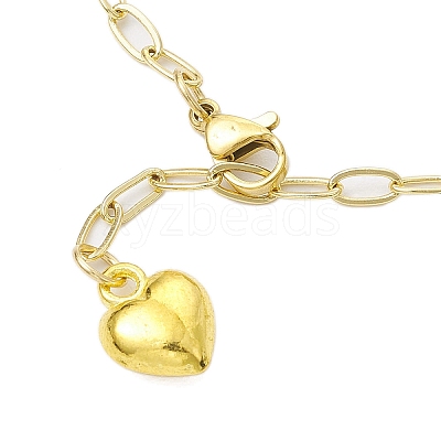 4Pcs 4 Style Brass and 304 Stainless Steel Paperclip  Chain Bracelets Sets BJEW-JB11050-1