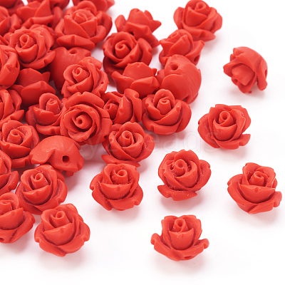 50Pcs Cinnabar Beads CARL-BT0001-01-1