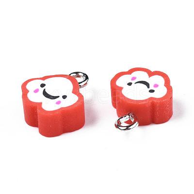 Handmade Polymer Clay Charms CLAY-N006-37B-01F-1